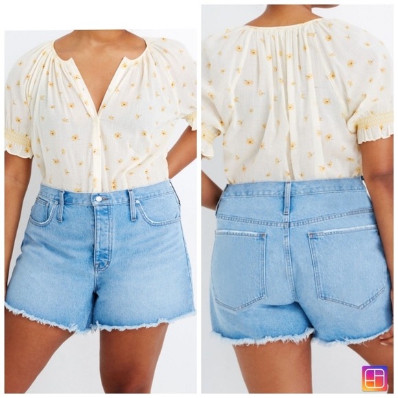 Madewell Relaxed Denim Shorts in Dunwoody Wash Size 30 - Picture 1 of 6